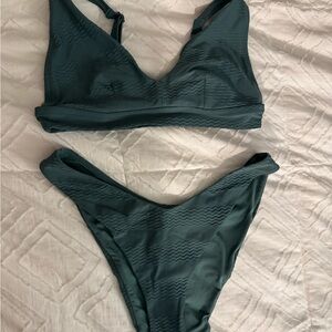 Aerie Deep Teal Bikini Set